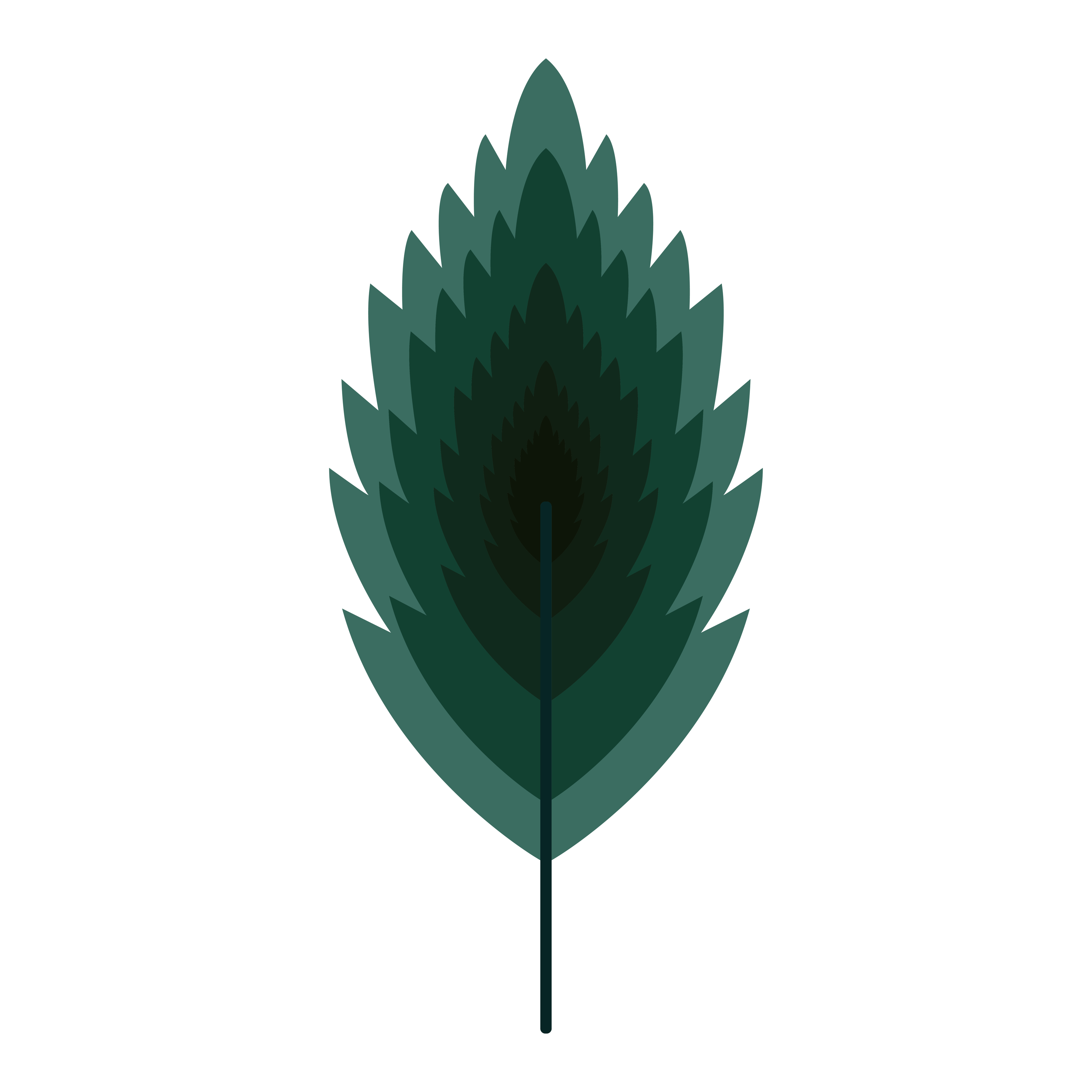 leaf with green color over a white background 4428634 Vector Art at