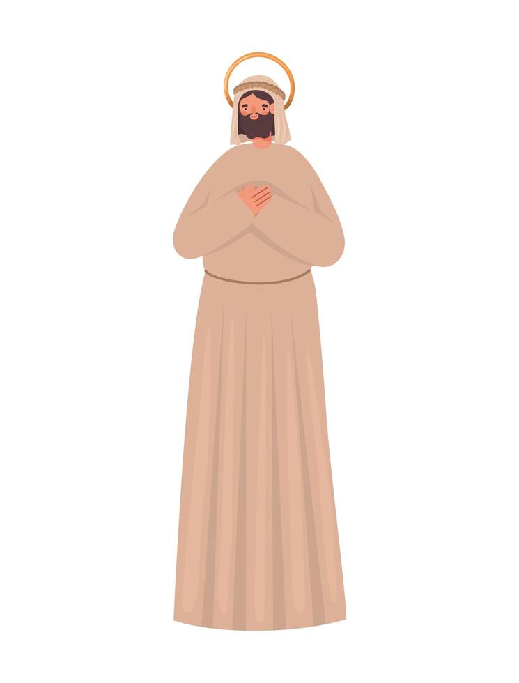 saint joseph icon vector