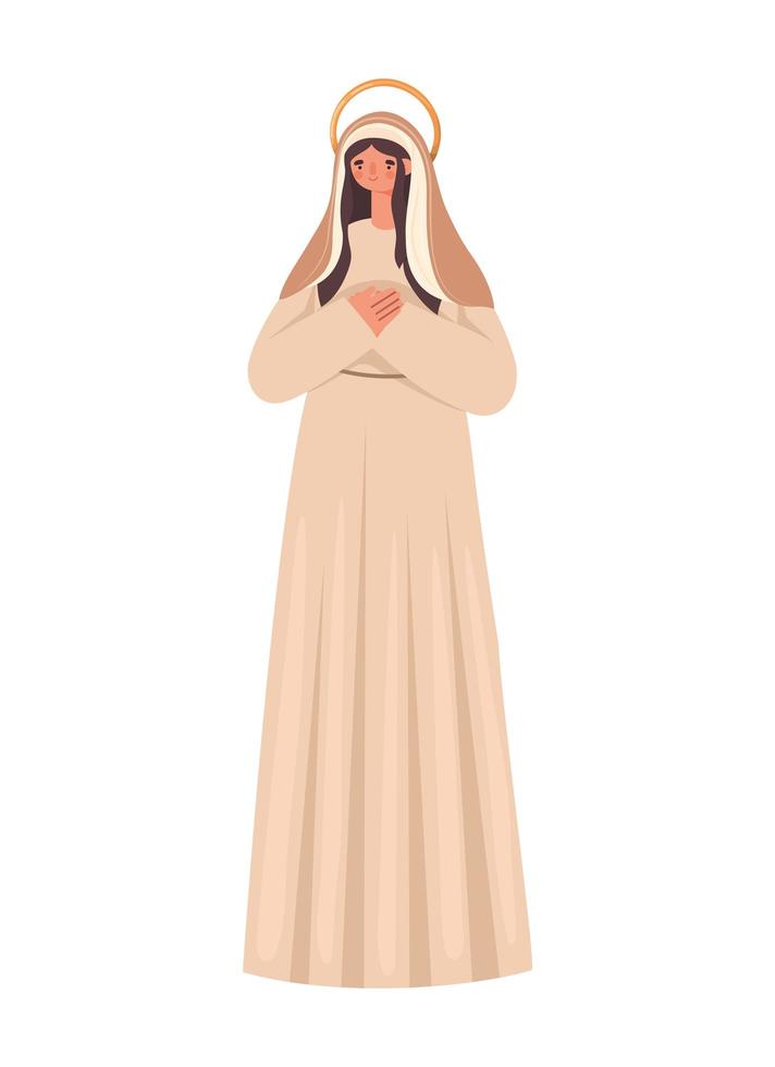 saint maria illustration vector