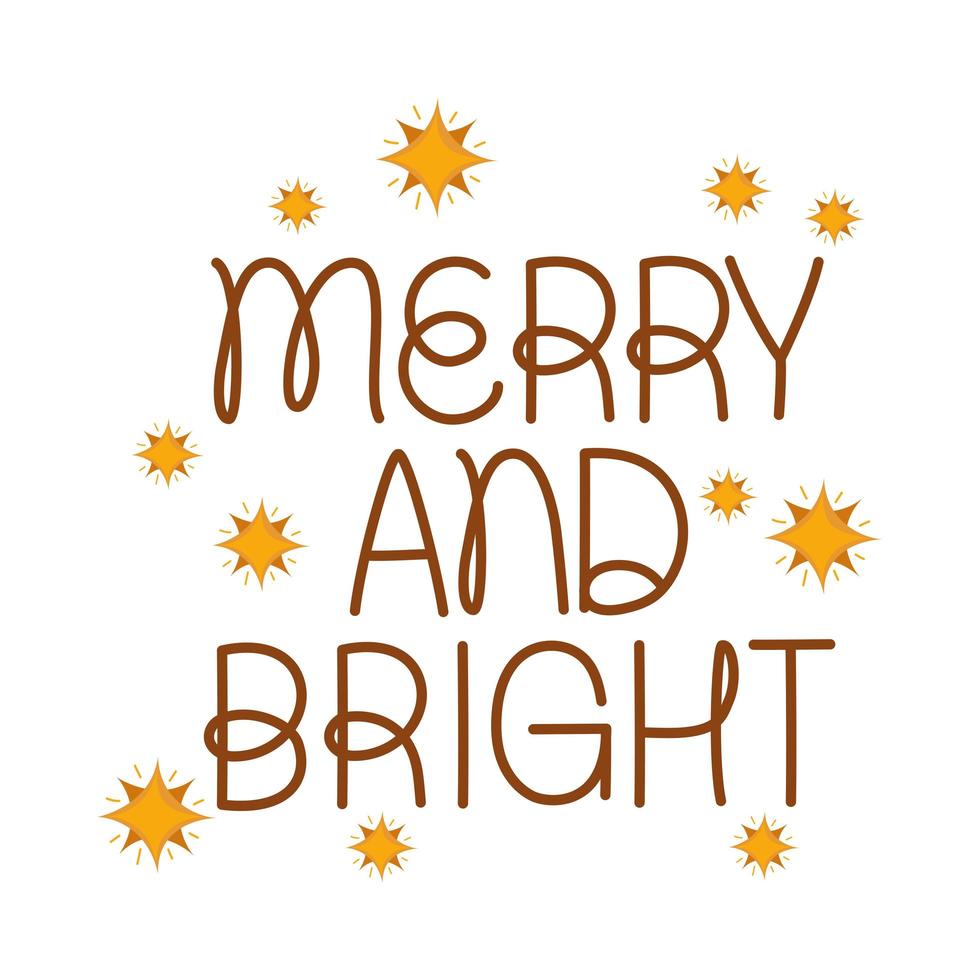 cute xmas lettering vector