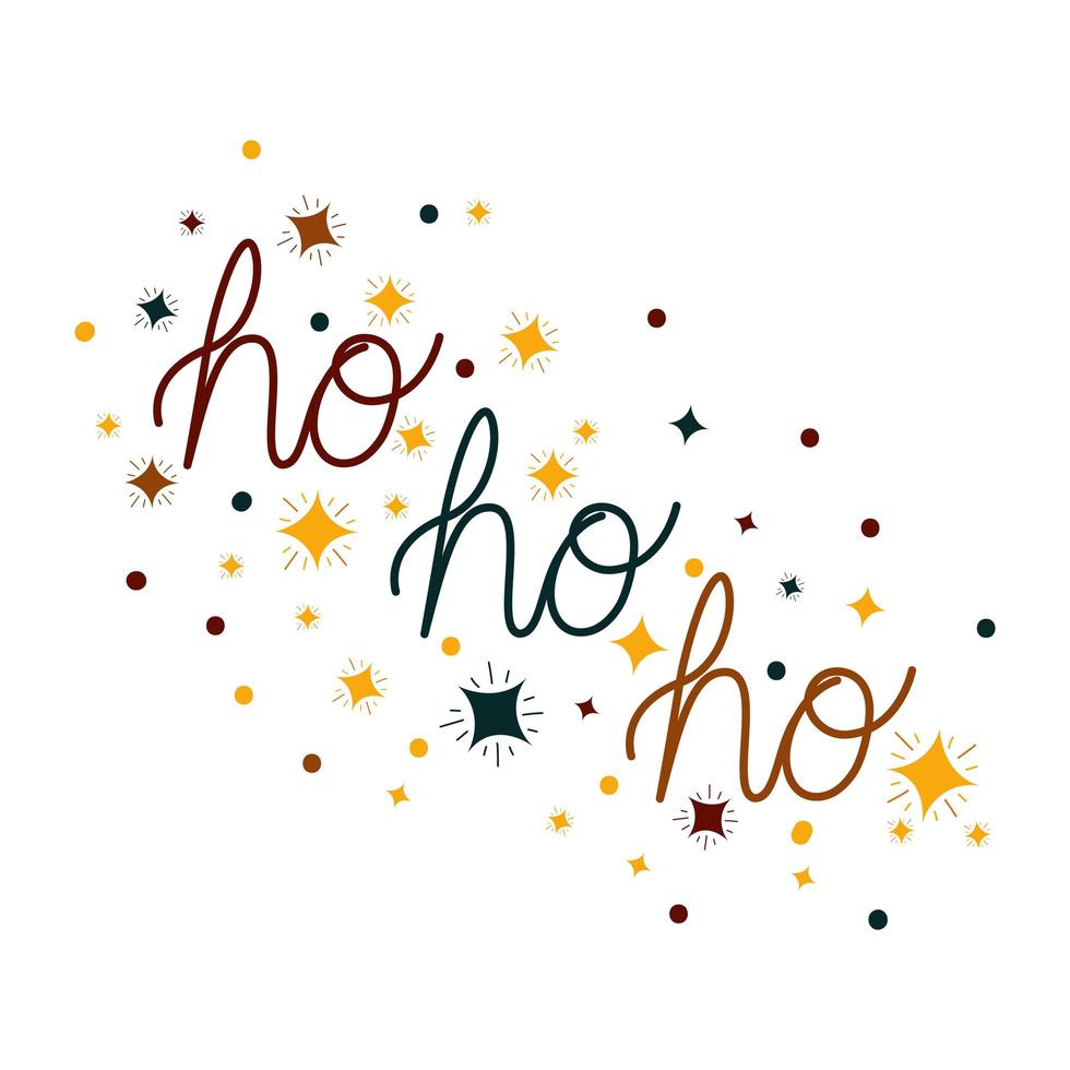 beautiful xmas lettering vector