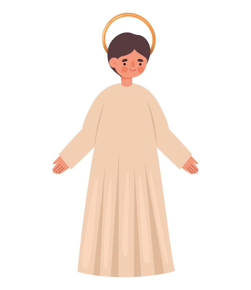 diseño del bebé jesús vector