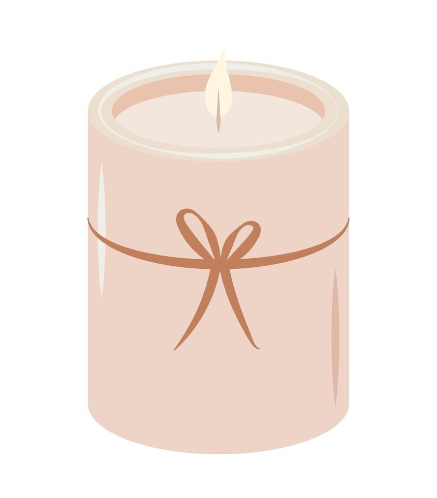 nice candle icon vector