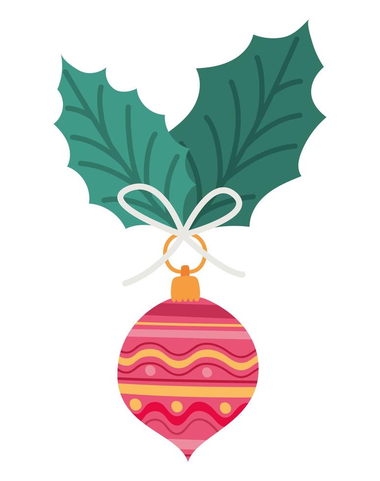 xmas ball icon vector