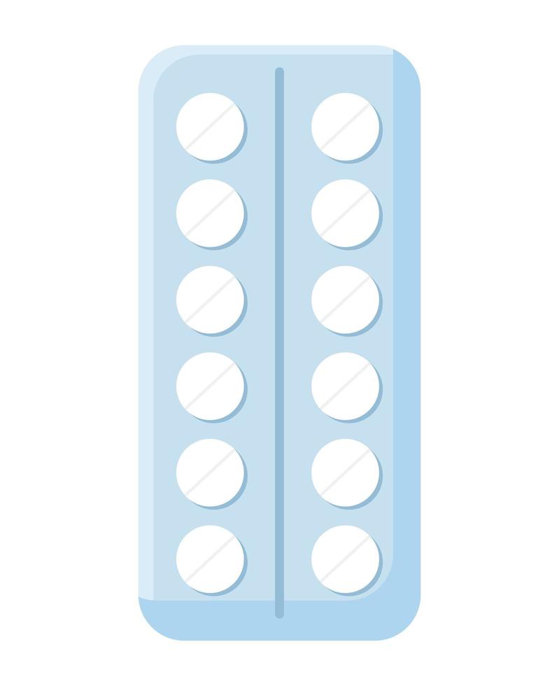 pretty pill tablet vector