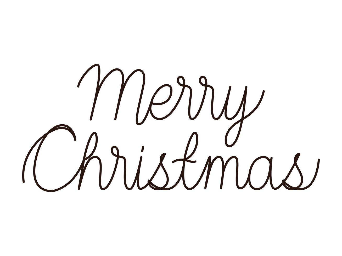 cool christmas message vector