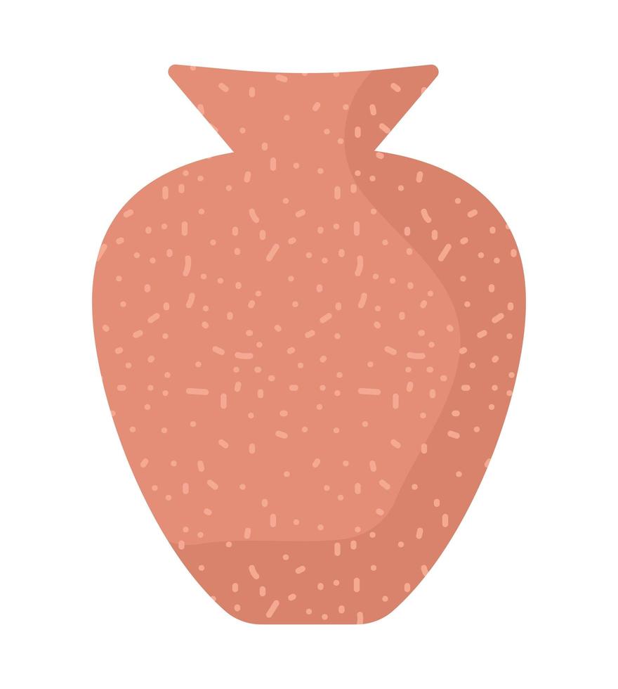 pottery jar illustration vector