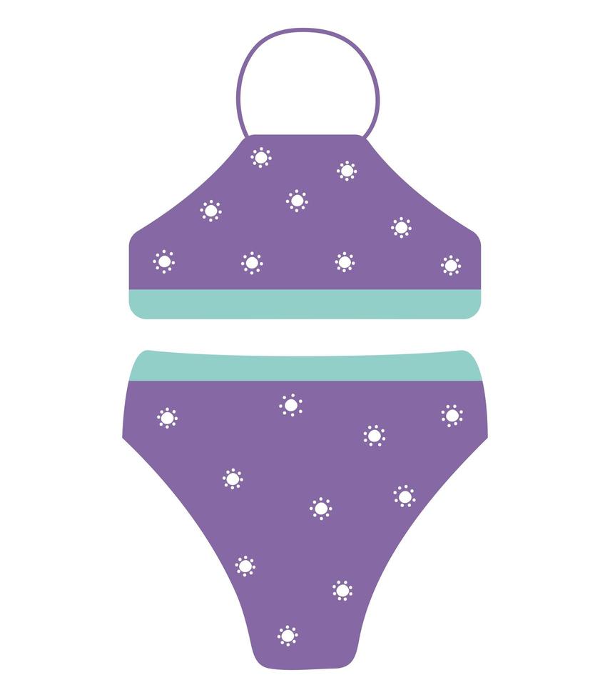 purple lady underwear vector