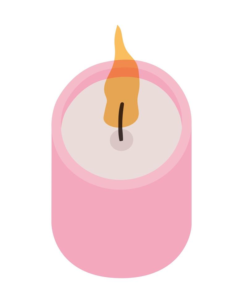 nice pink candle 4429419 Vector Art at Vecteezy