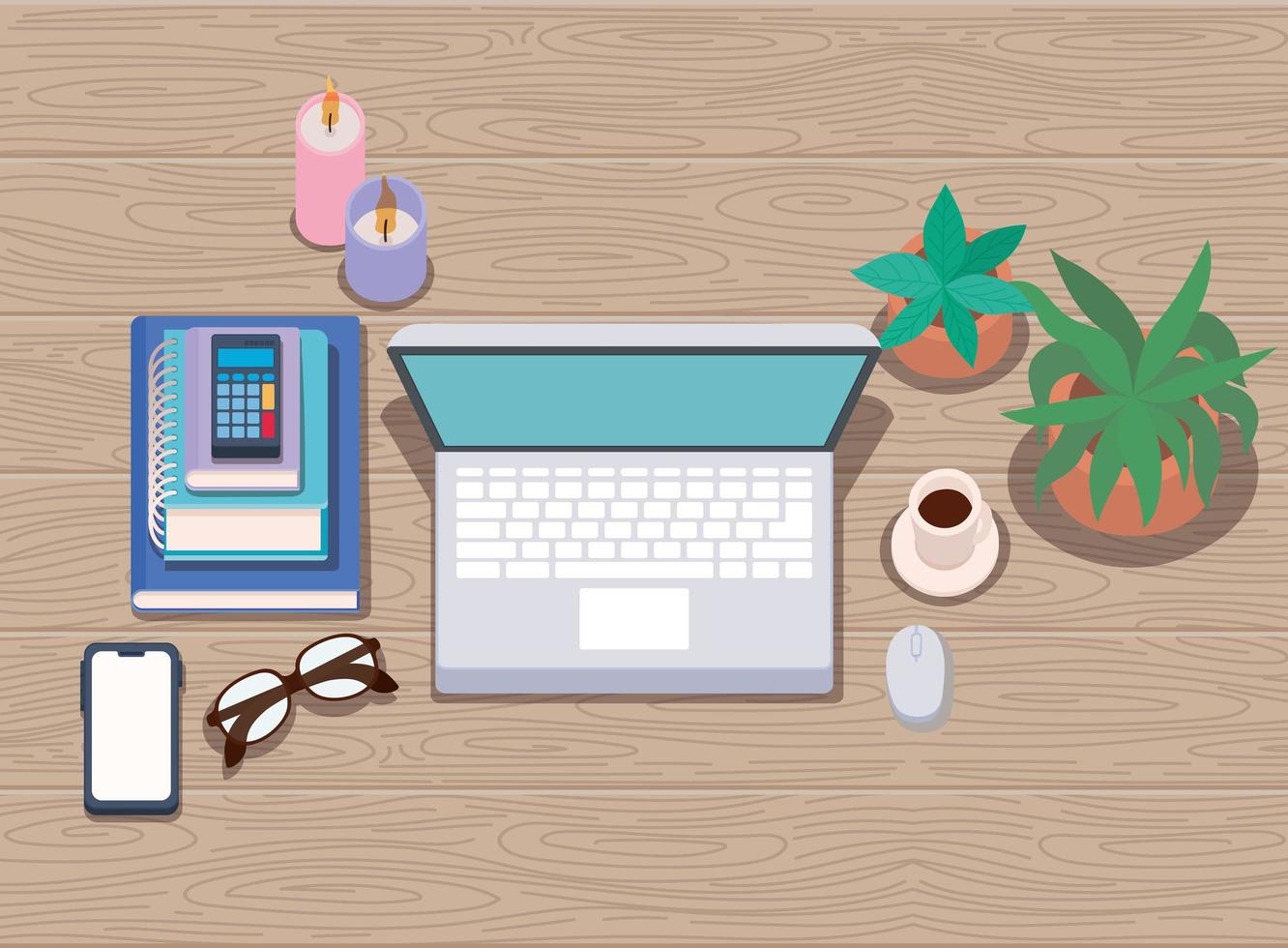 work space design vector