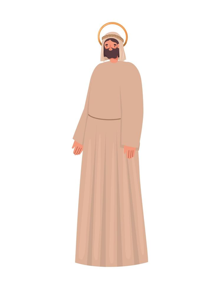 saint joseph illustration vector