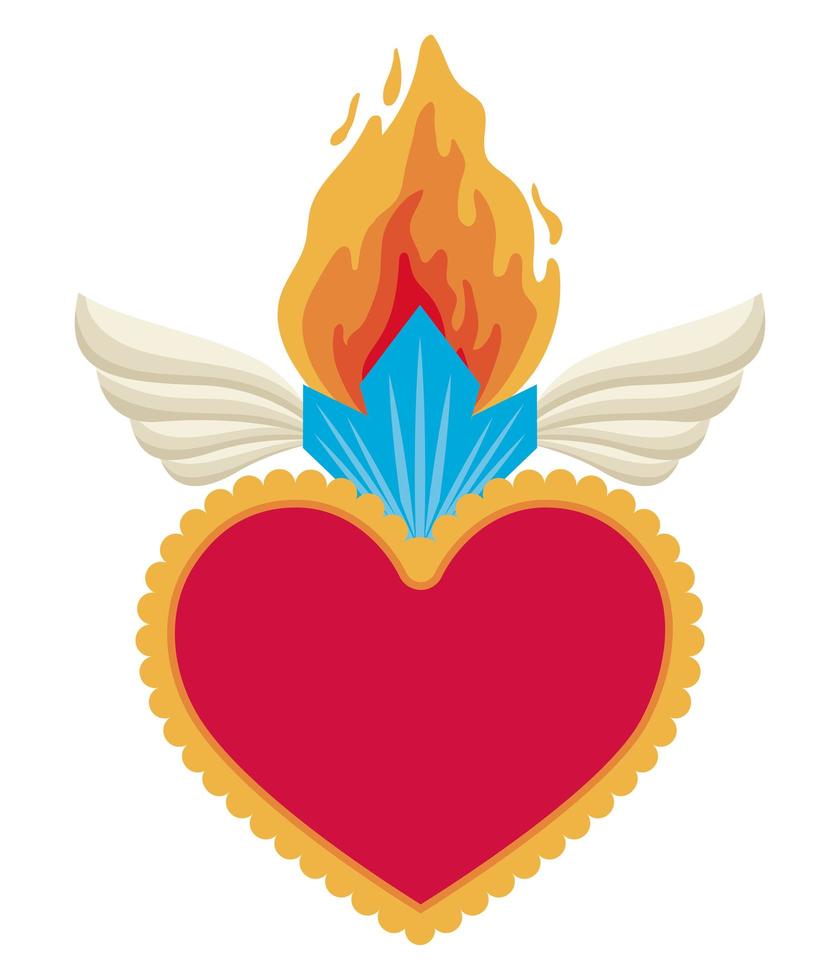 beautiful heart illustration vector
