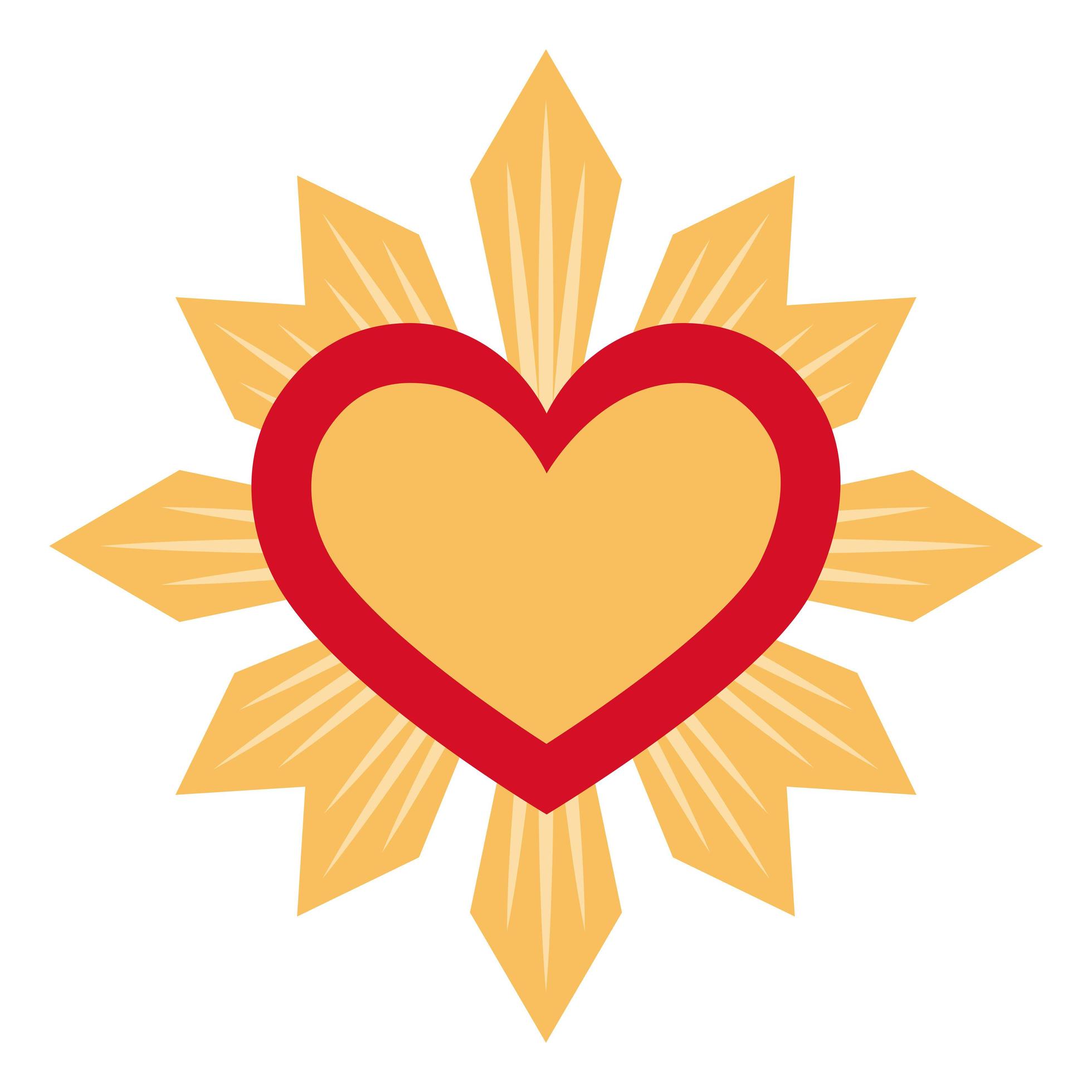 beautiful heart design 4429564 Vector Art at Vecteezy