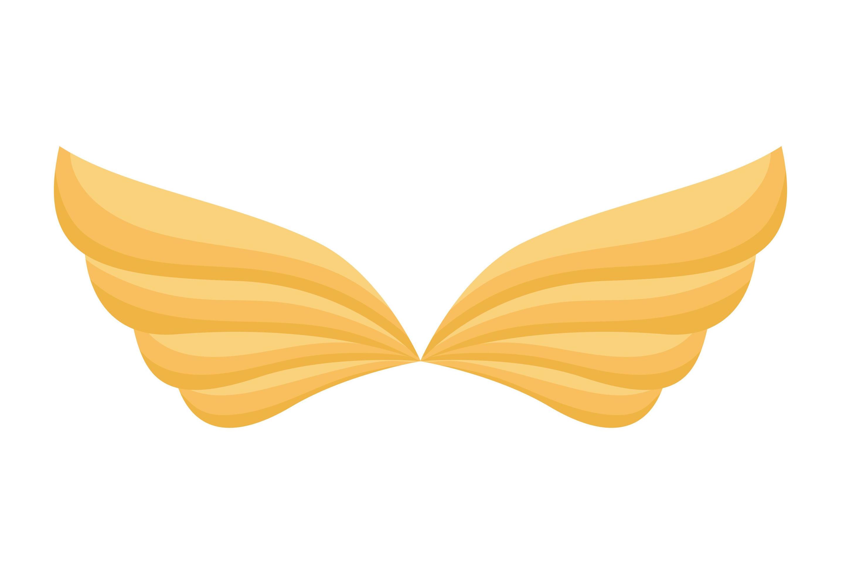 nice gold wings 4429568 Vector Art at Vecteezy