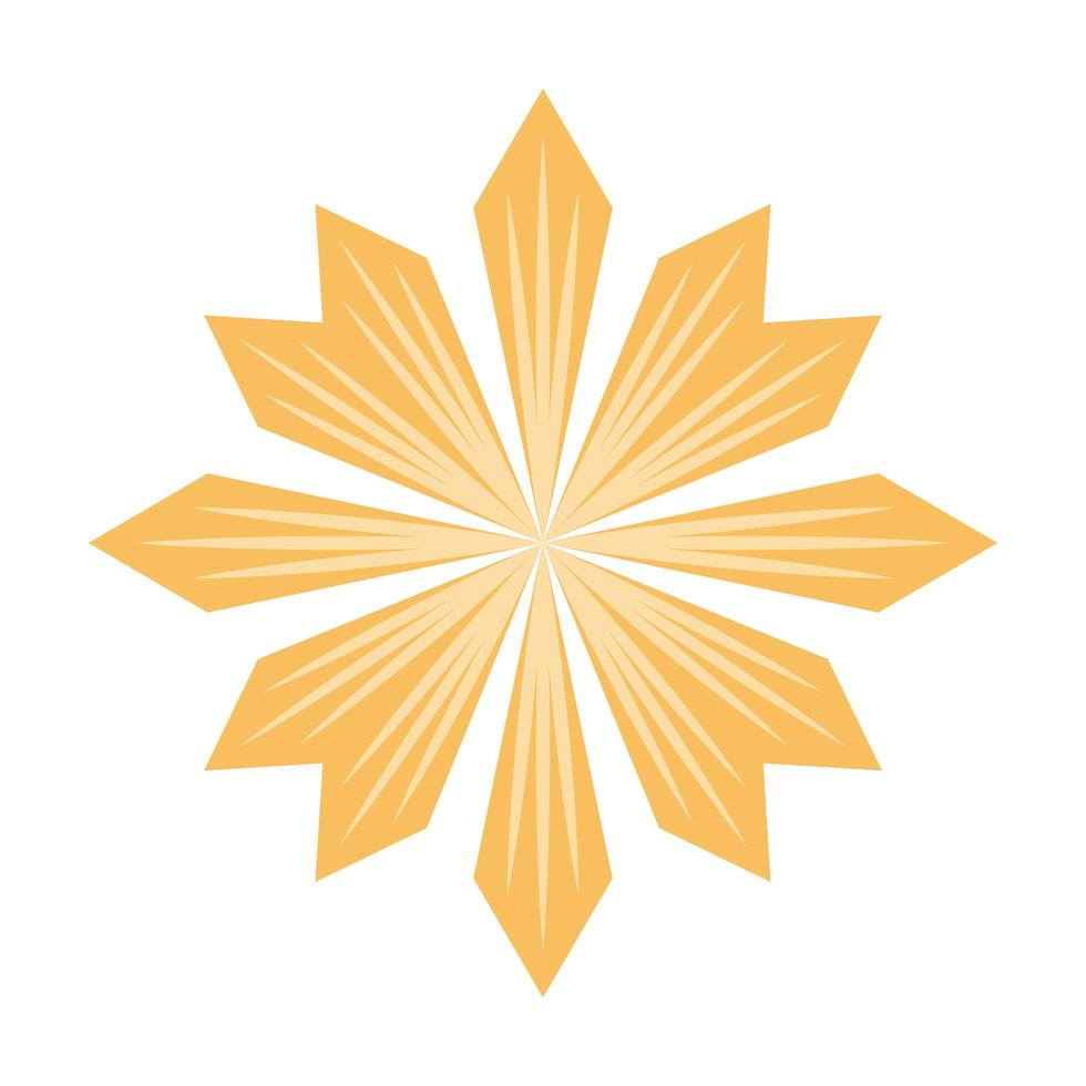 abstract sunburst design vector