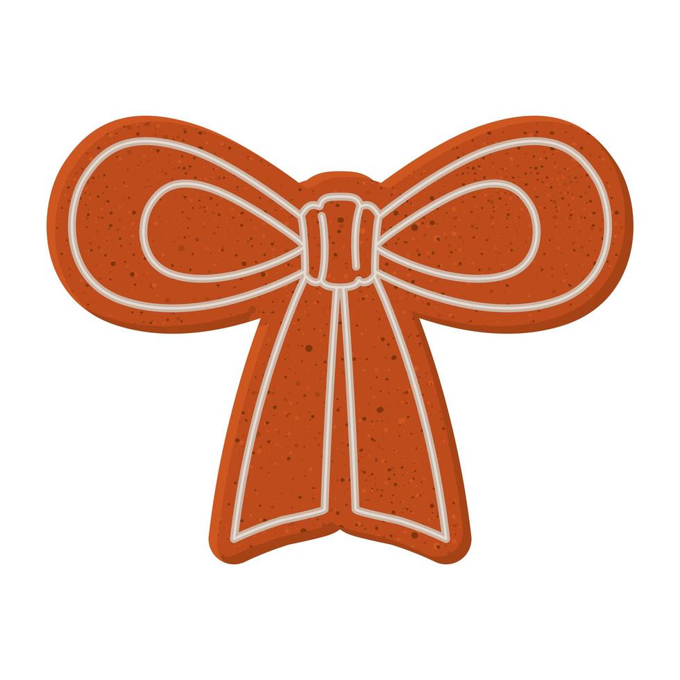 nice bow cookie vector