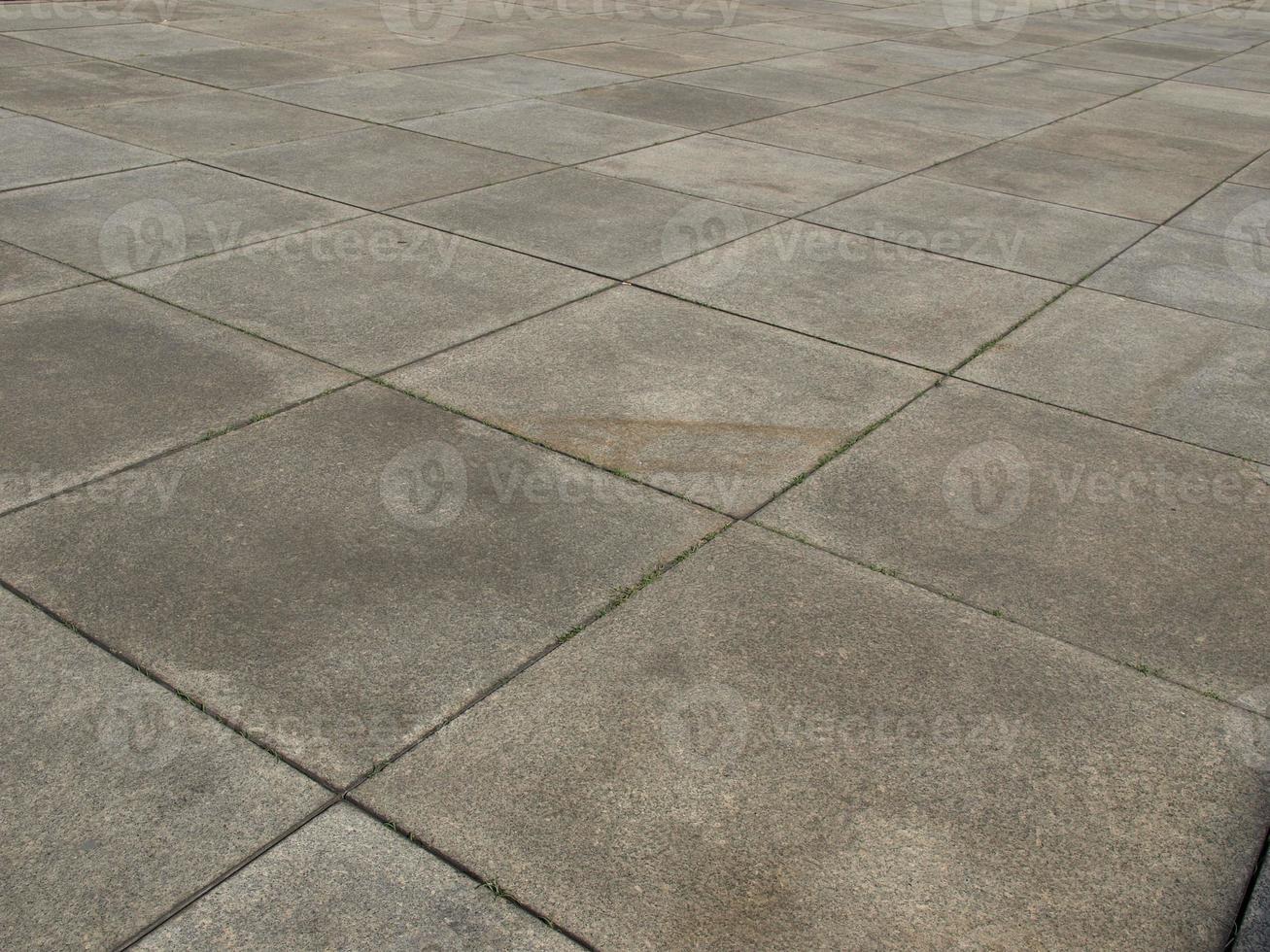 Concrete pavement tiles photo