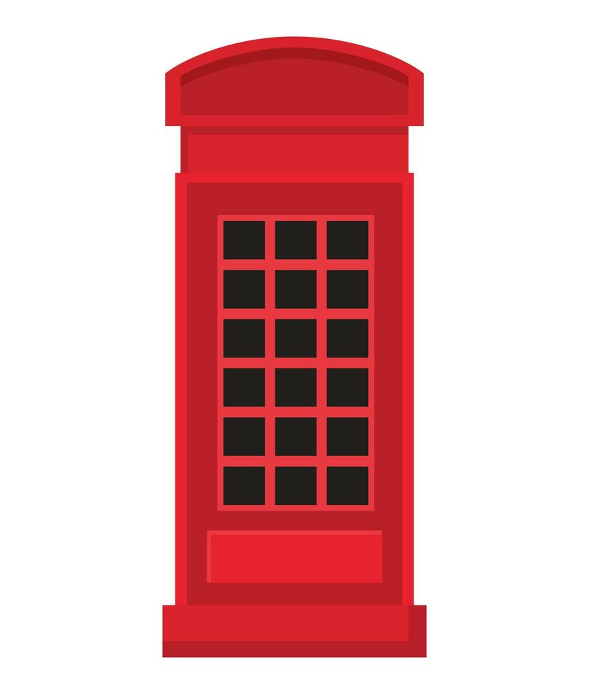 london phone booth vector