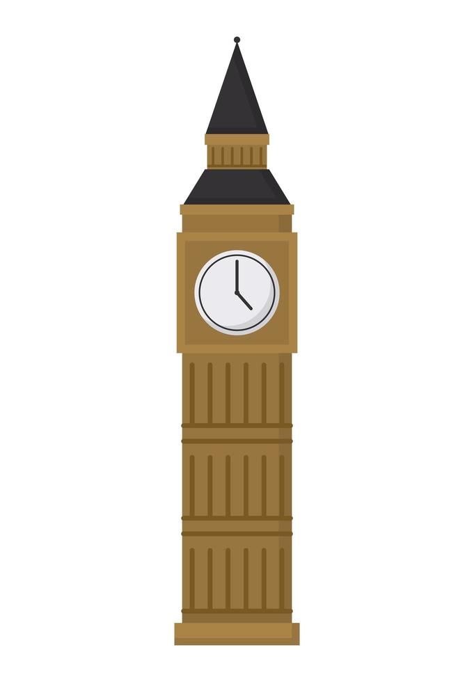 big ben design vector