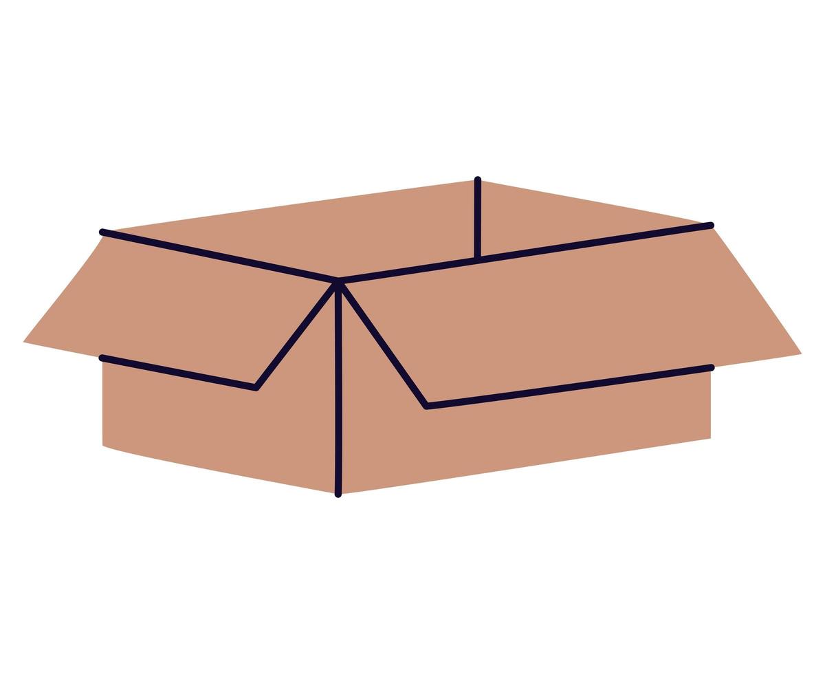 beige box icon vector