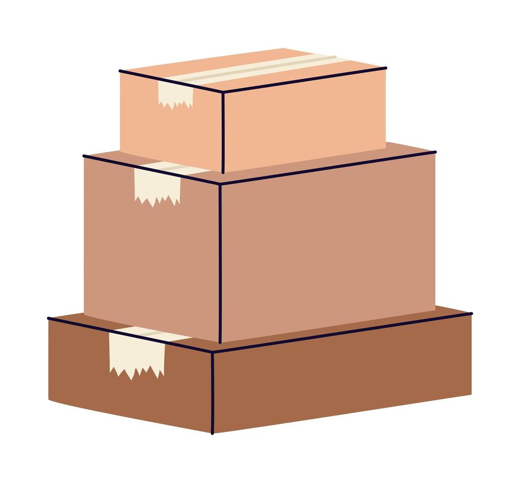 boxes stack design 4430013 Vector Art at Vecteezy