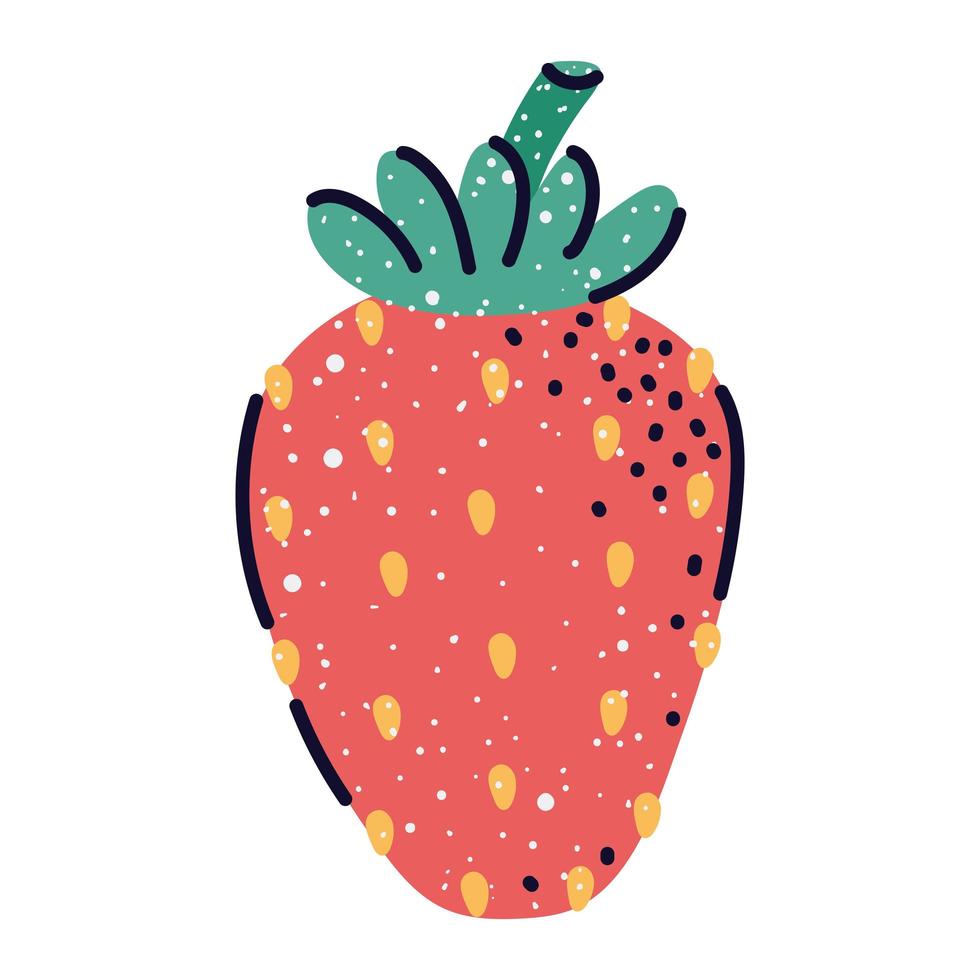 nice strawberry design vector