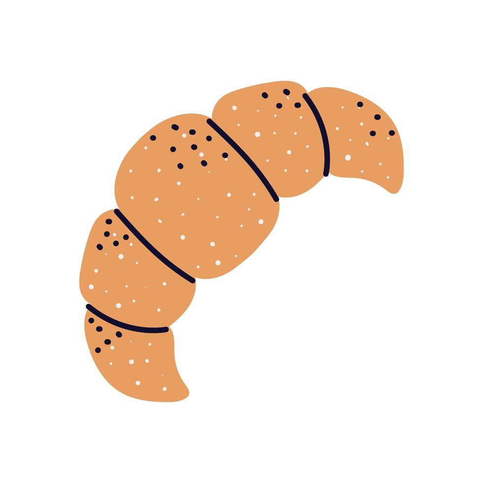 nice croissant design vector