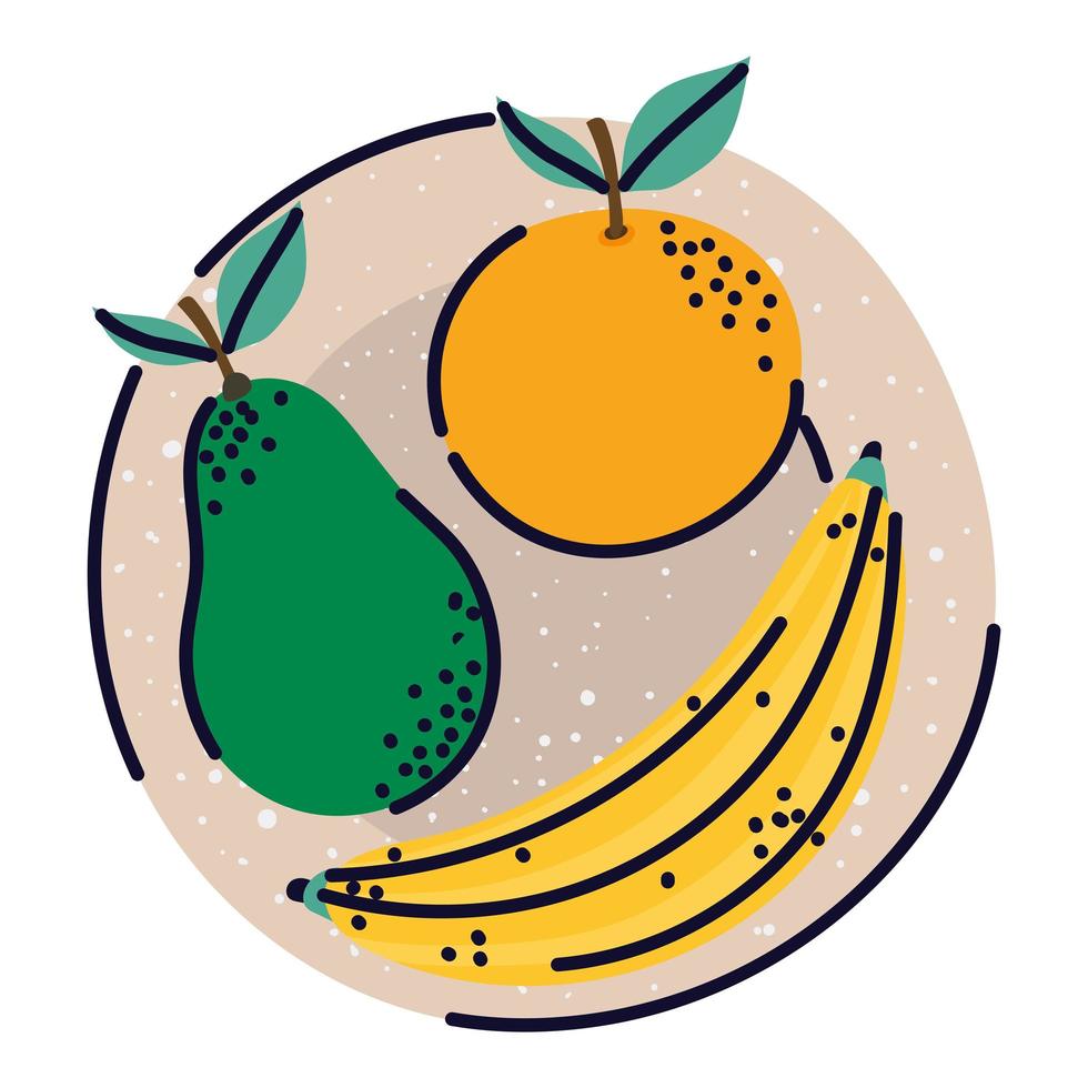 healthy breakfast illustration vector