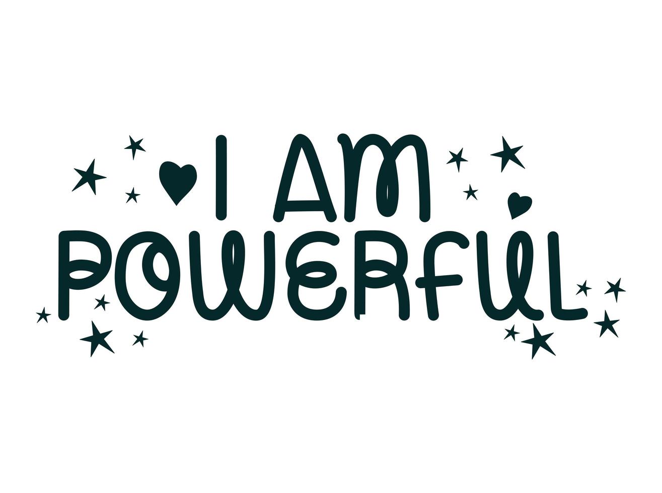 inspiration affirmation design vector