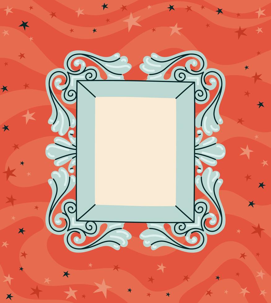 nice gray frame vector