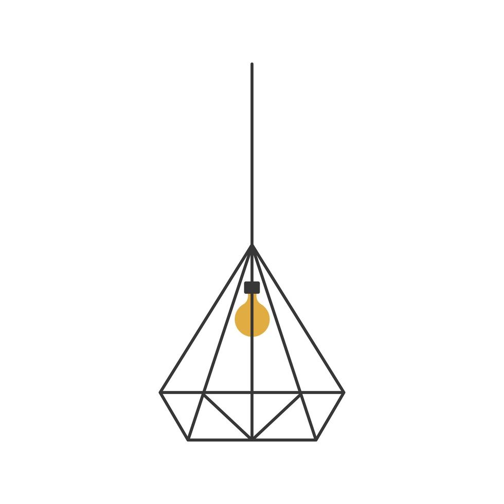 chandelier on a white background vector