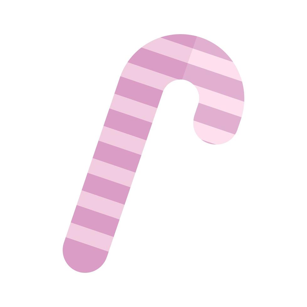 candy cane on a white background vector