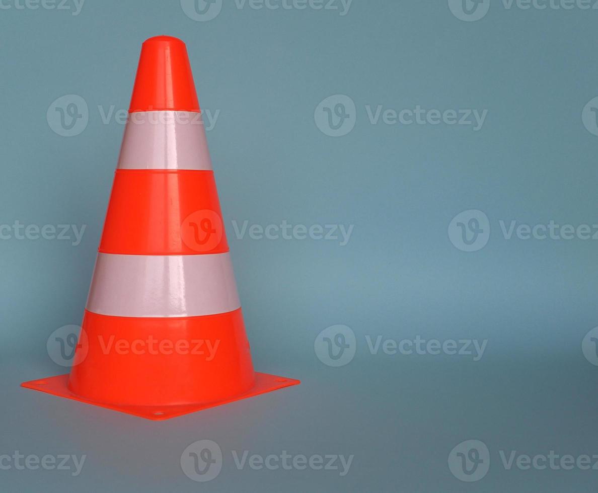 traffic cone sign photo