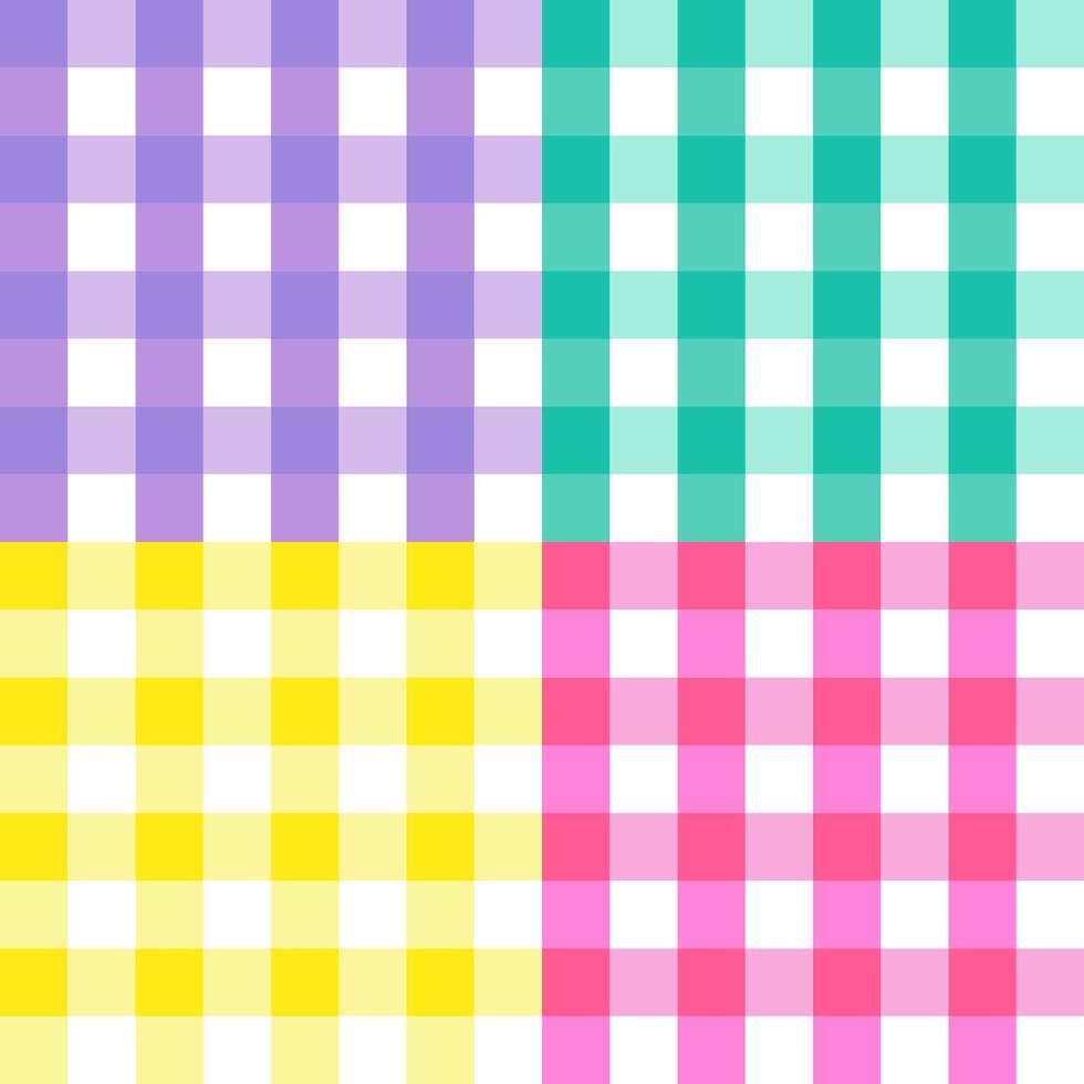 Classic seamless checkered pattern design for decorating, wrapping paper, wallpaper, fabric, backdrop and etc. vector