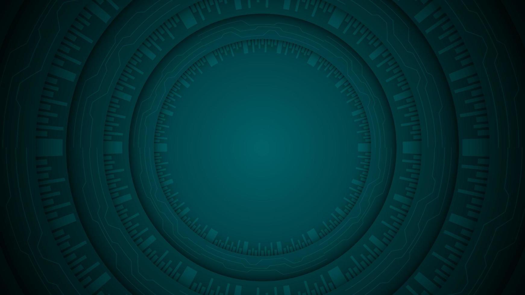 Vector circuit board background technology. advanced circle element technology. Vector illustration banner background template.