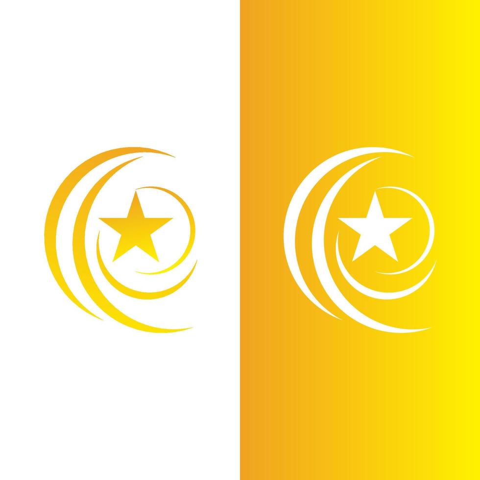 Star icon Template vector