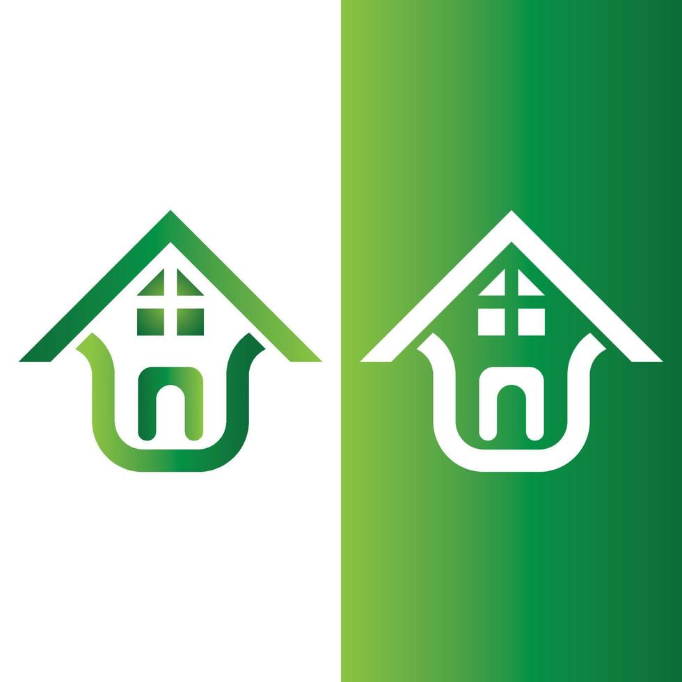 green home  vector template