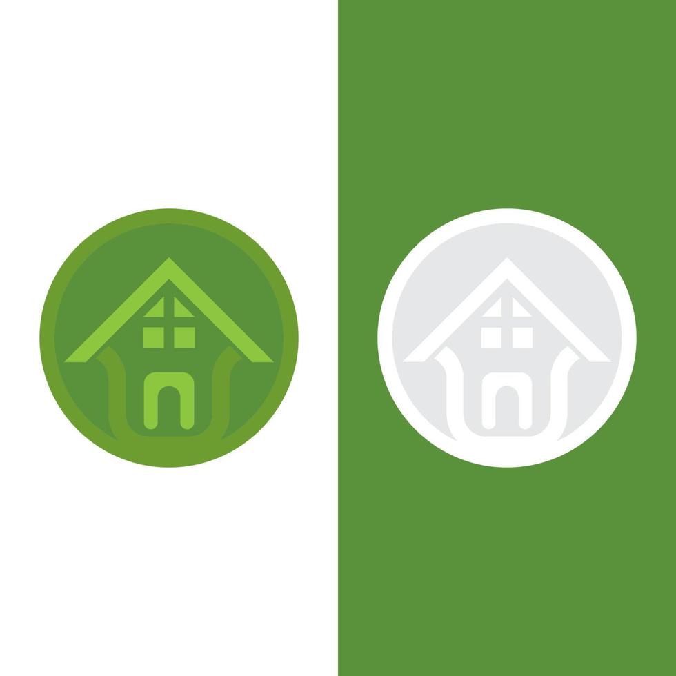 green home  vector template