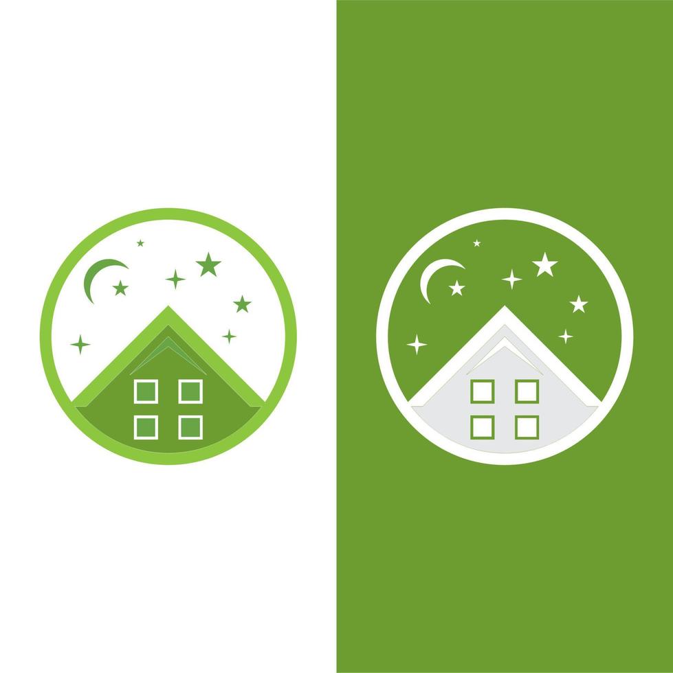 green home  vector template