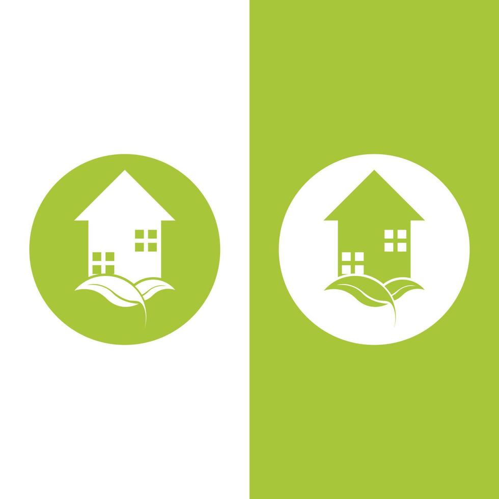 green home  vector template