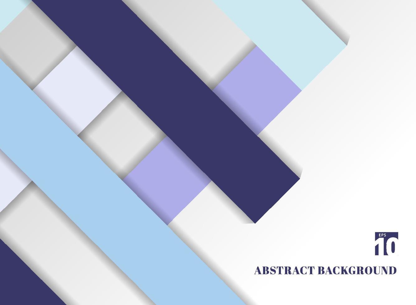 Template abstract geometric blue color tone background with square frames. vector