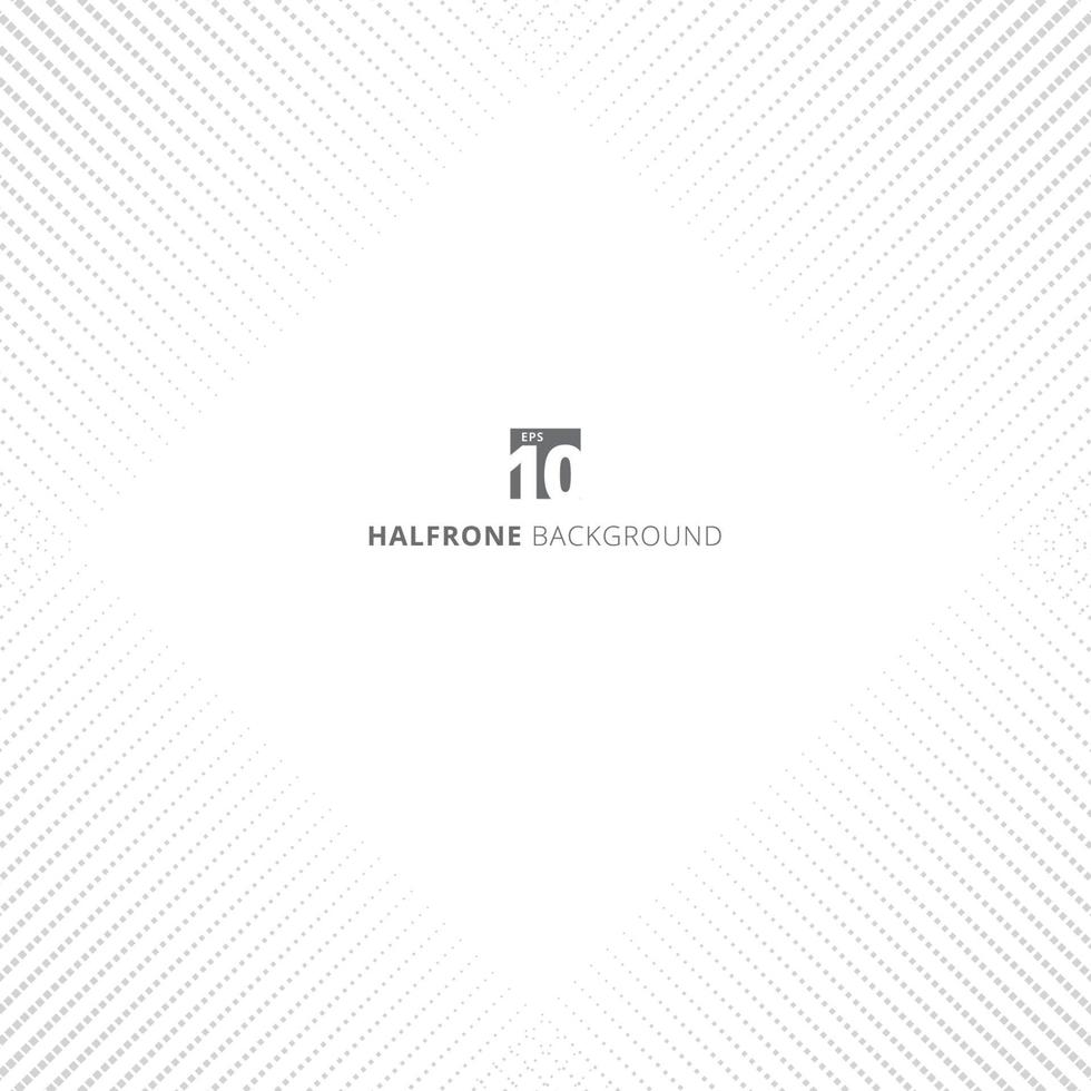 Abstract modern gray square pattern texture halftone on white background vector