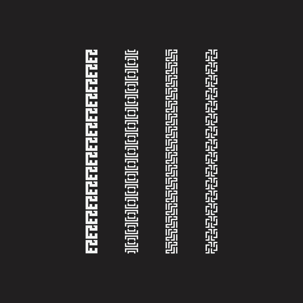 elementos de marco geométrico vector