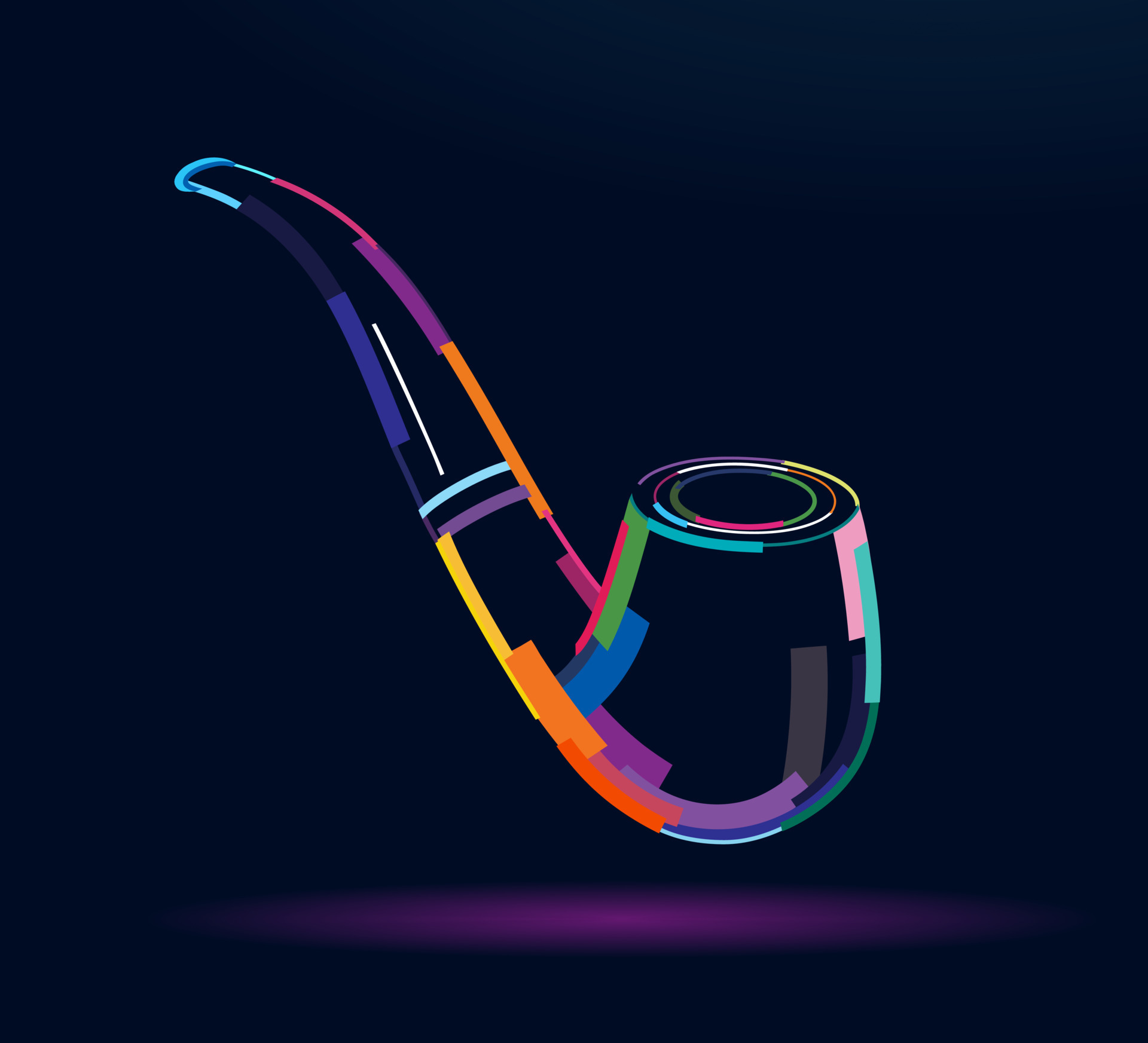 Smoking Pipe Drawing