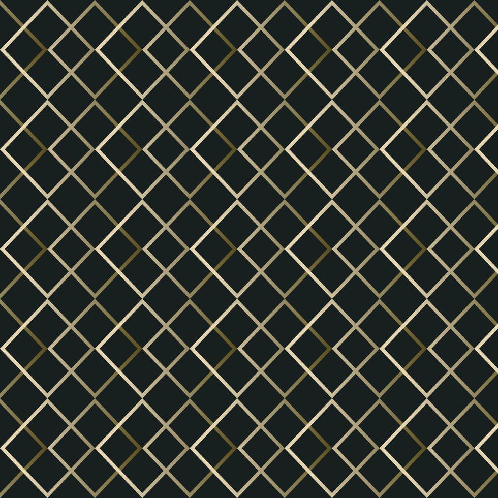 Vector Illustration Of Abstract Rectangle Pattern Gold and Black