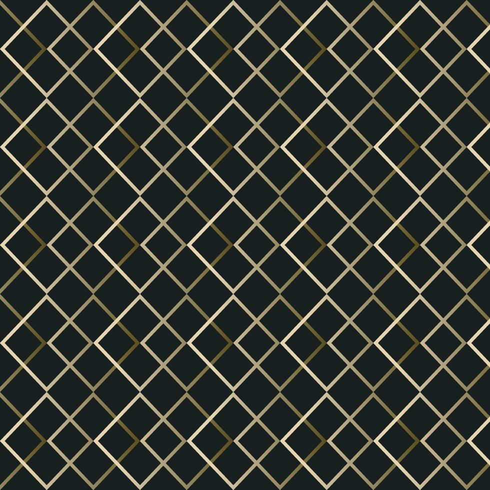 Vector Illustration Of Abstract Rectangle Pattern Gold and Black