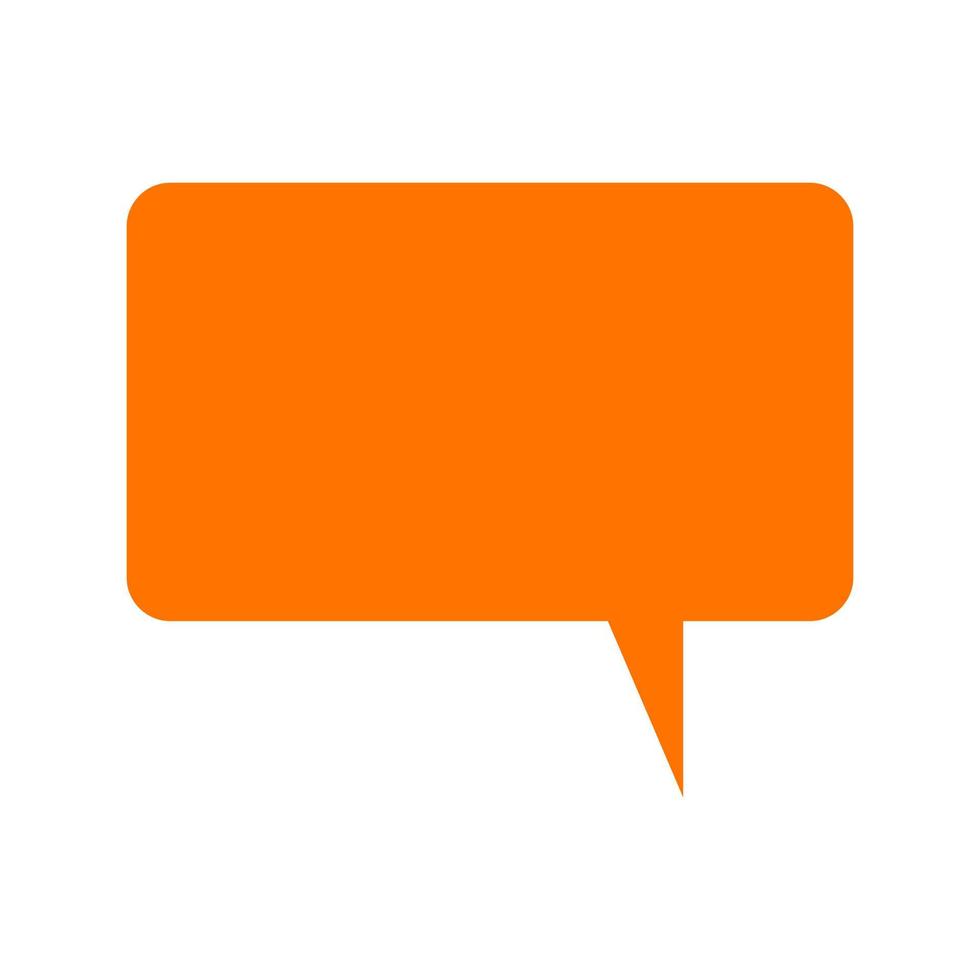 Dialog cloud illustrated on a white background vector