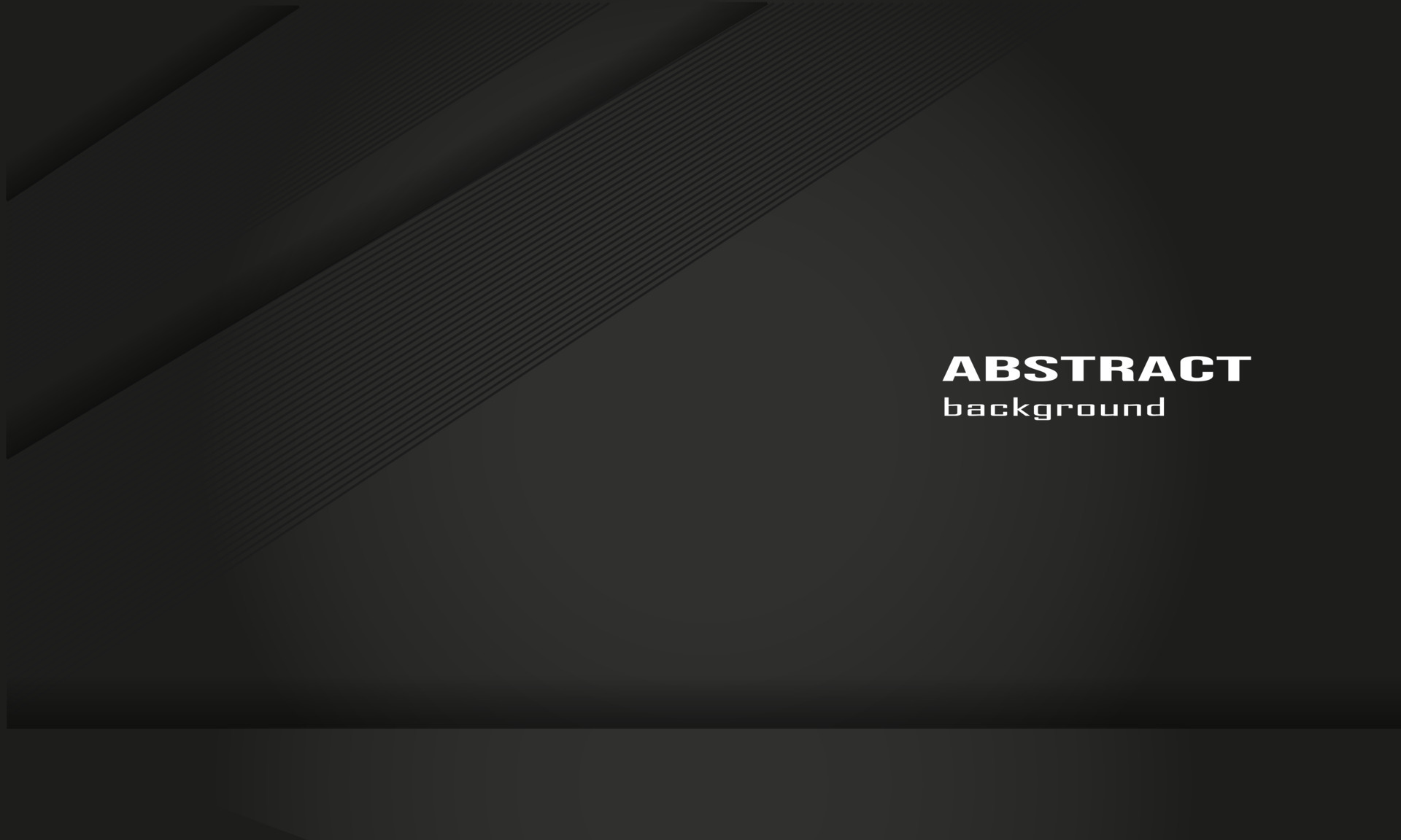 elegant dark background with outline on left with elegant shadow for