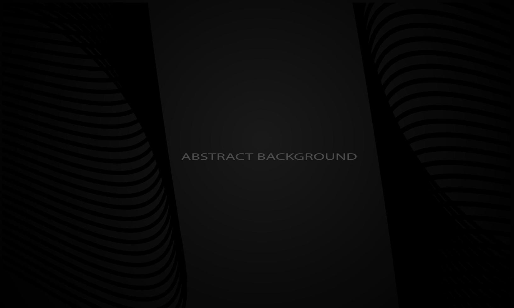dark background with elegant dark abstract lines with text for banner, cover, poster, billboard vector