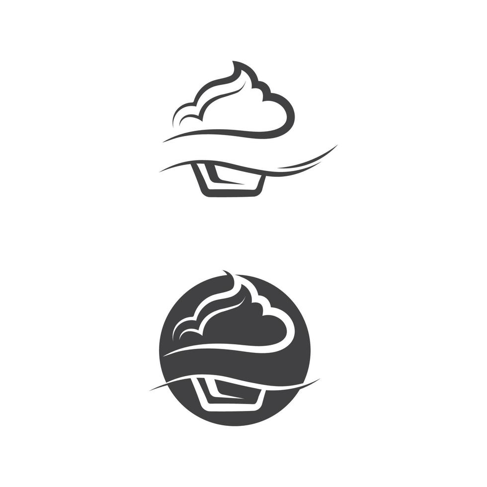 tortas y panadería icono diseño de logotipo vector de comida vector de pan y símbolo e icono de comida